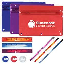 CUSTOM MOOD ZIPPERED SCHOOL PACK- PACK OF 100